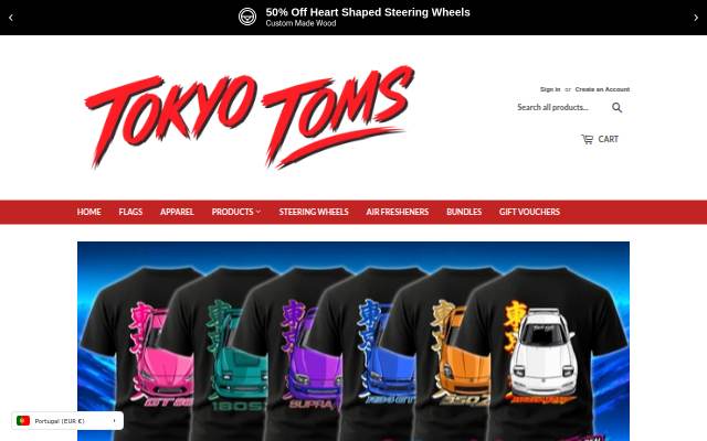 Tokyo Tom's storefront