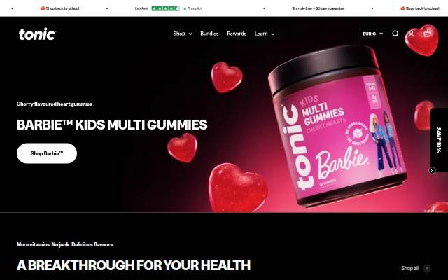 Tonic Health storefront