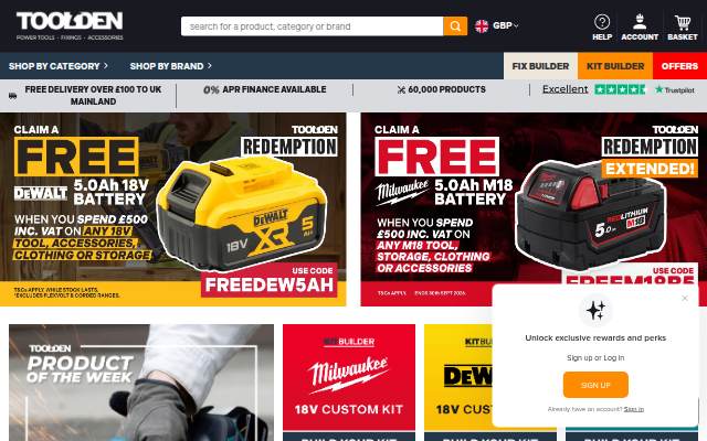 Toolden storefront