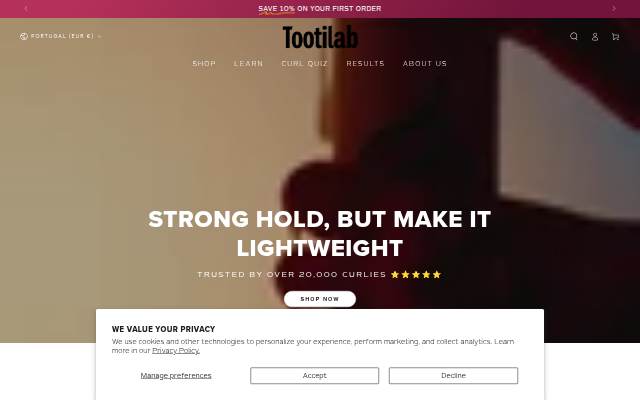 Tootilab storefront