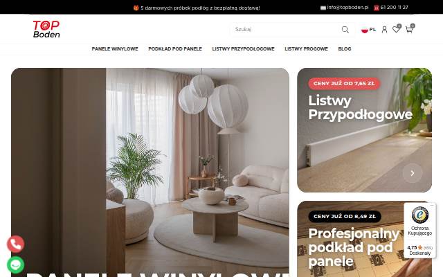 Escaparate de TopBoden