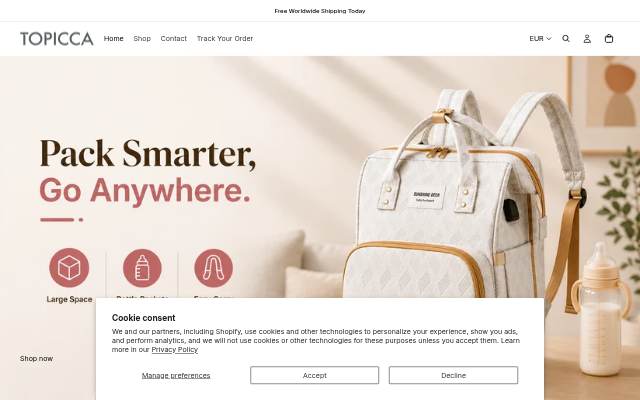 topicca storefront