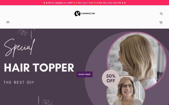 TOPPERFECTER storefront