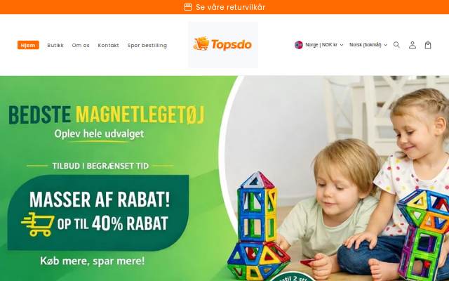 Startseite von Topsdo