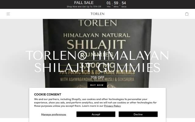 Torlen storefront