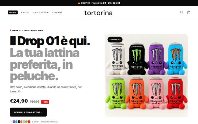 Tortorina storefront