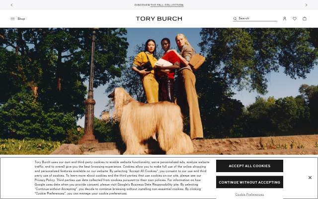 Tory Burch storefront