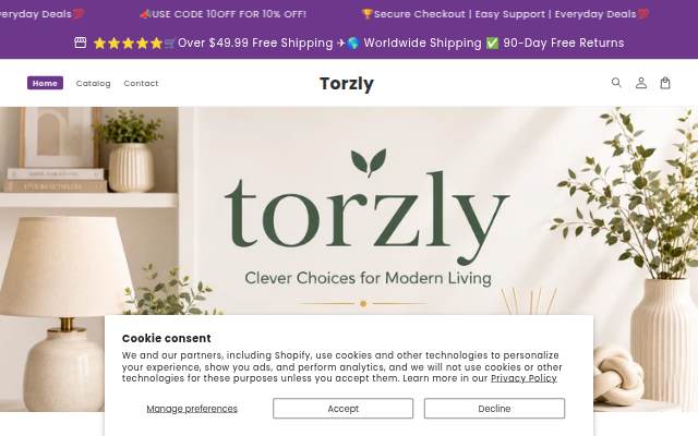 Torzly storefront