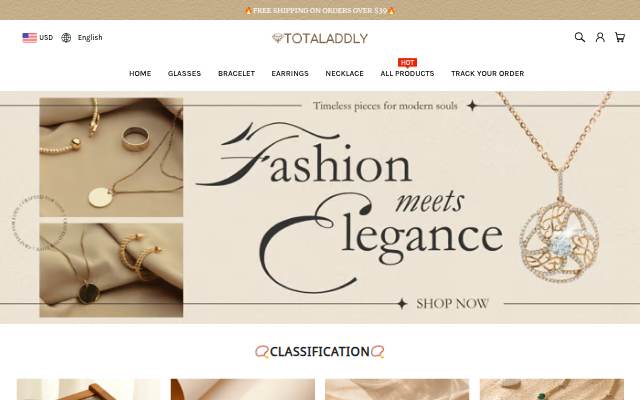 Startseite von TOTALADDLY