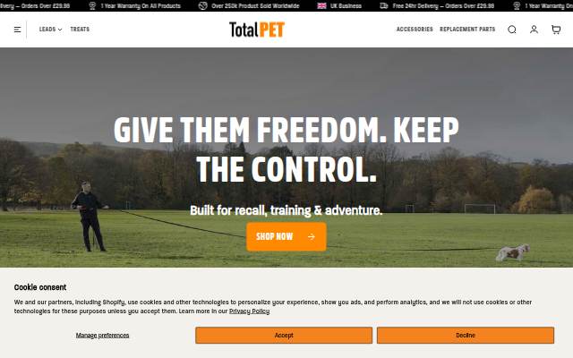Montra da Total Pet
