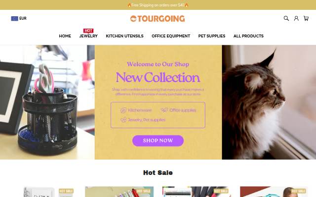 TOURGOING storefront
