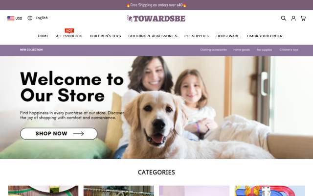 TOWARDSBE storefront