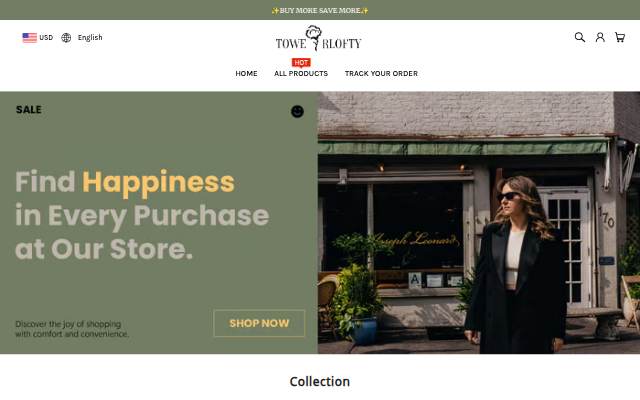 TOWERLOFTY storefront