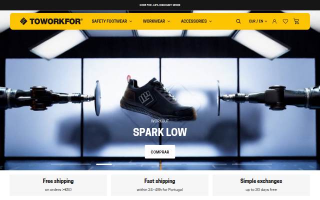 TOWORKFOR storefront