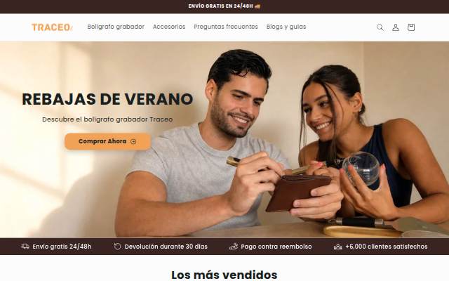 Traceo storefront