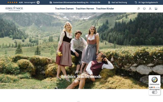 Montra da Edelnice Trachtenmode