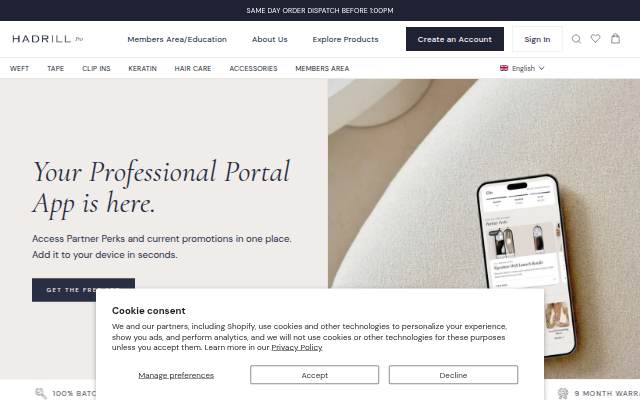 HADRILL HAIR PRO storefront
