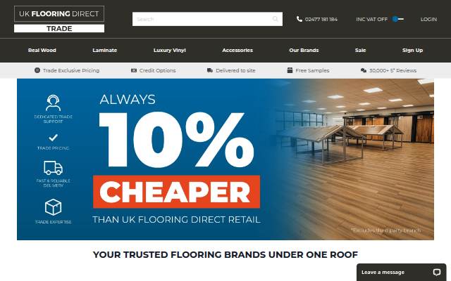 UKFD Trade storefront