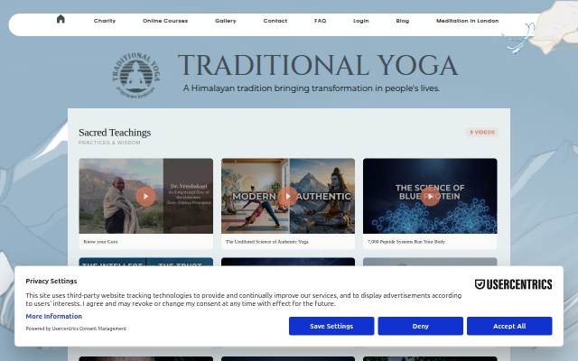 TraditionalYoga storefront