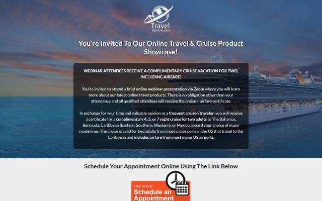 Vitrine de Travel & Cruise Showcase
