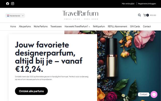 Travel Parfum storefront