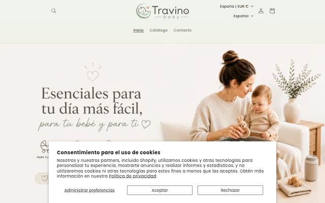 Travino Baby storefront