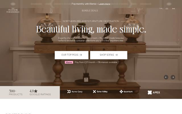 Traynor Furnishings storefront