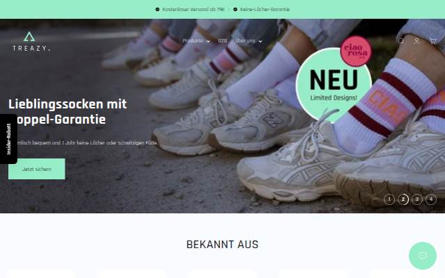 TREAZY. storefront