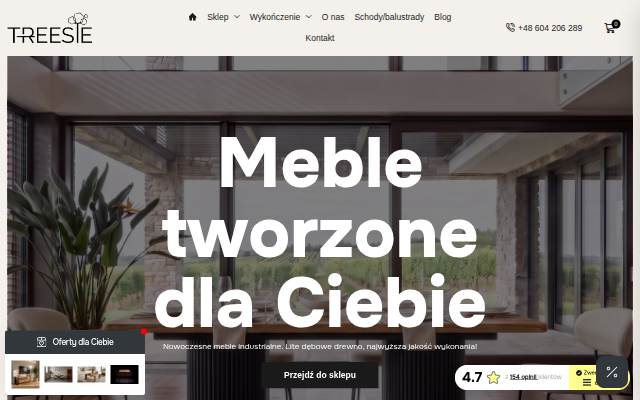Treeste storefront