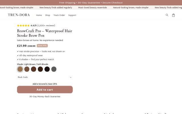 Tren-Dora storefront