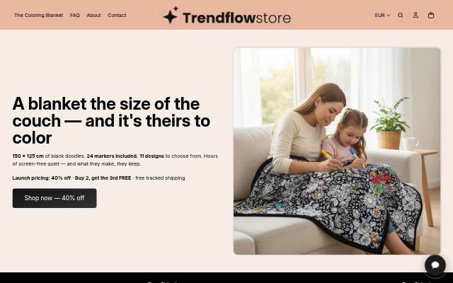 Trendflowstore storefront