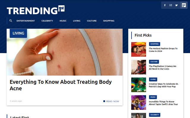 Trending 1st storefront