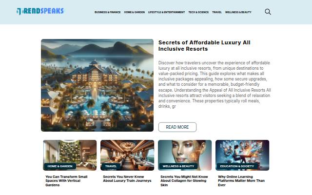 TrendSpeaks storefront