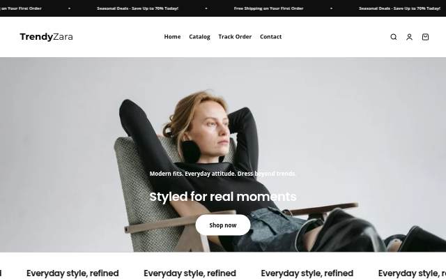 Trendyzara storefront