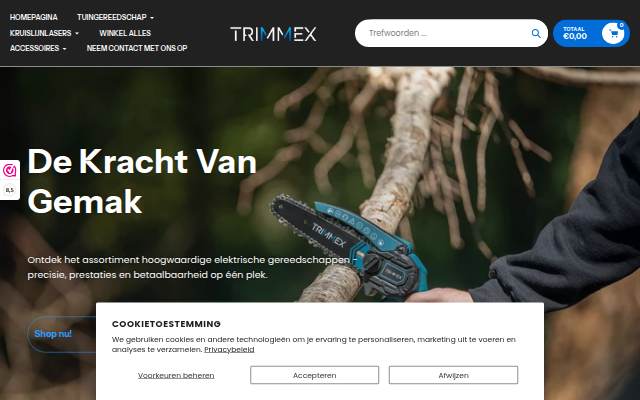 TrimmexNL storefront
