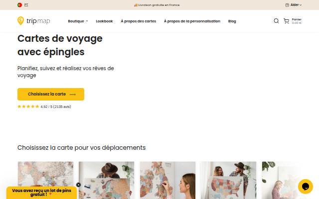 tripmap.fr storefront