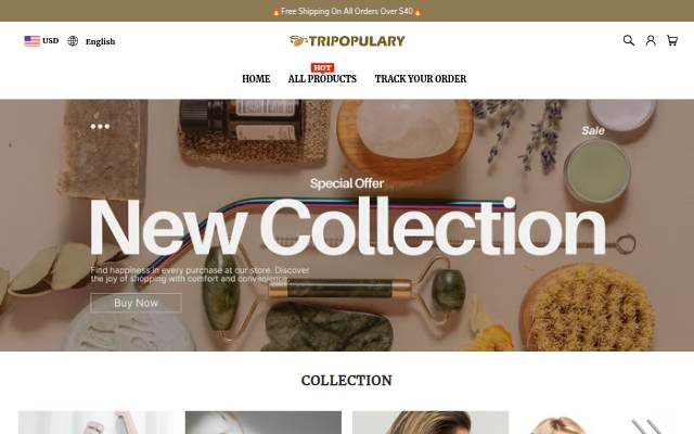 Tripopulary storefront