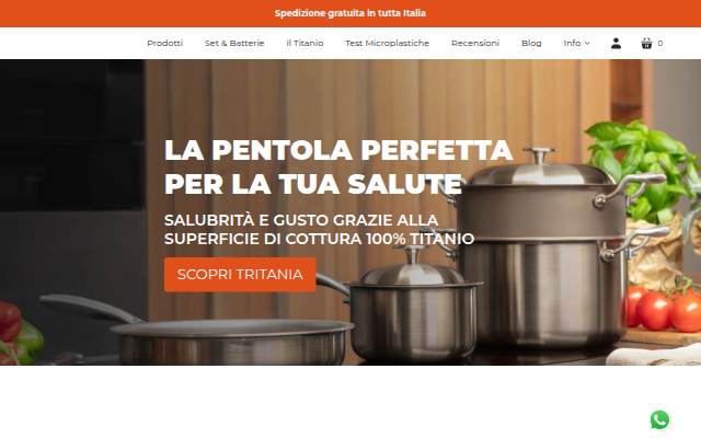 Tritania Cookware storefront