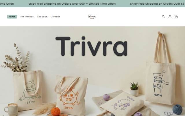 Trivraa storefront