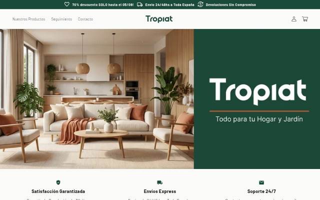 Tropiat storefront