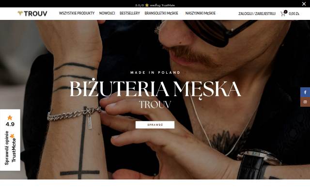 Sklep internetowy trouv.pl storefront