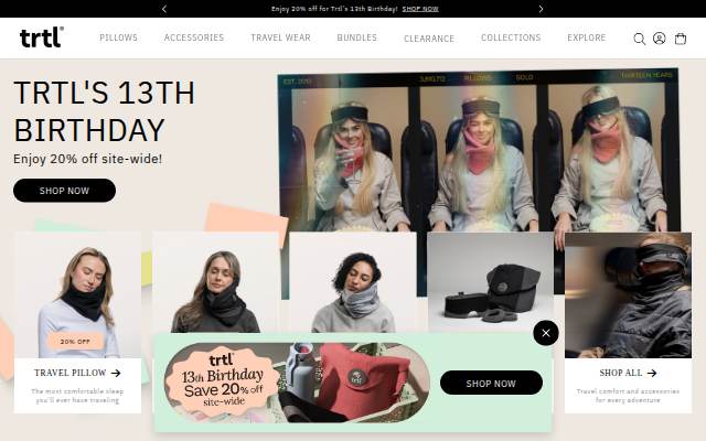 TrtlTravel storefront