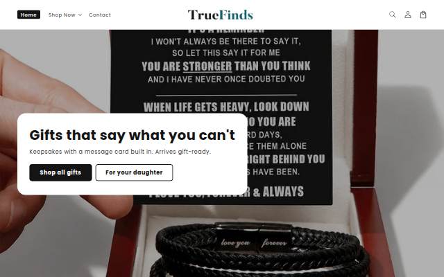 TrueFinds storefront