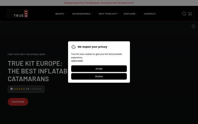 True Kit EU storefront