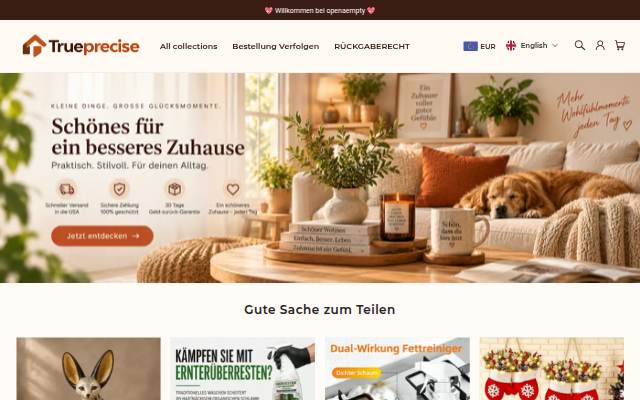 Trueprecise storefront