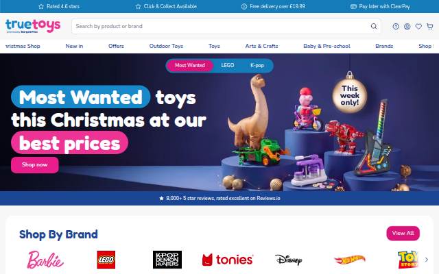 Escaparate de True Toys