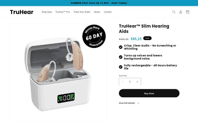 TruHear storefront