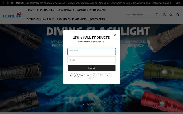 TrustFire® storefront