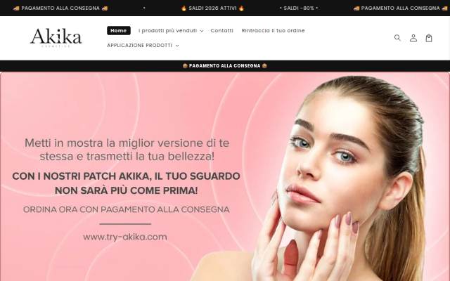Try-Akika storefront