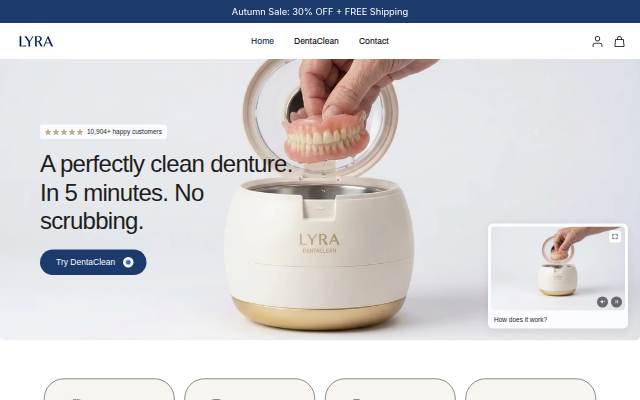 Lyra USA storefront
